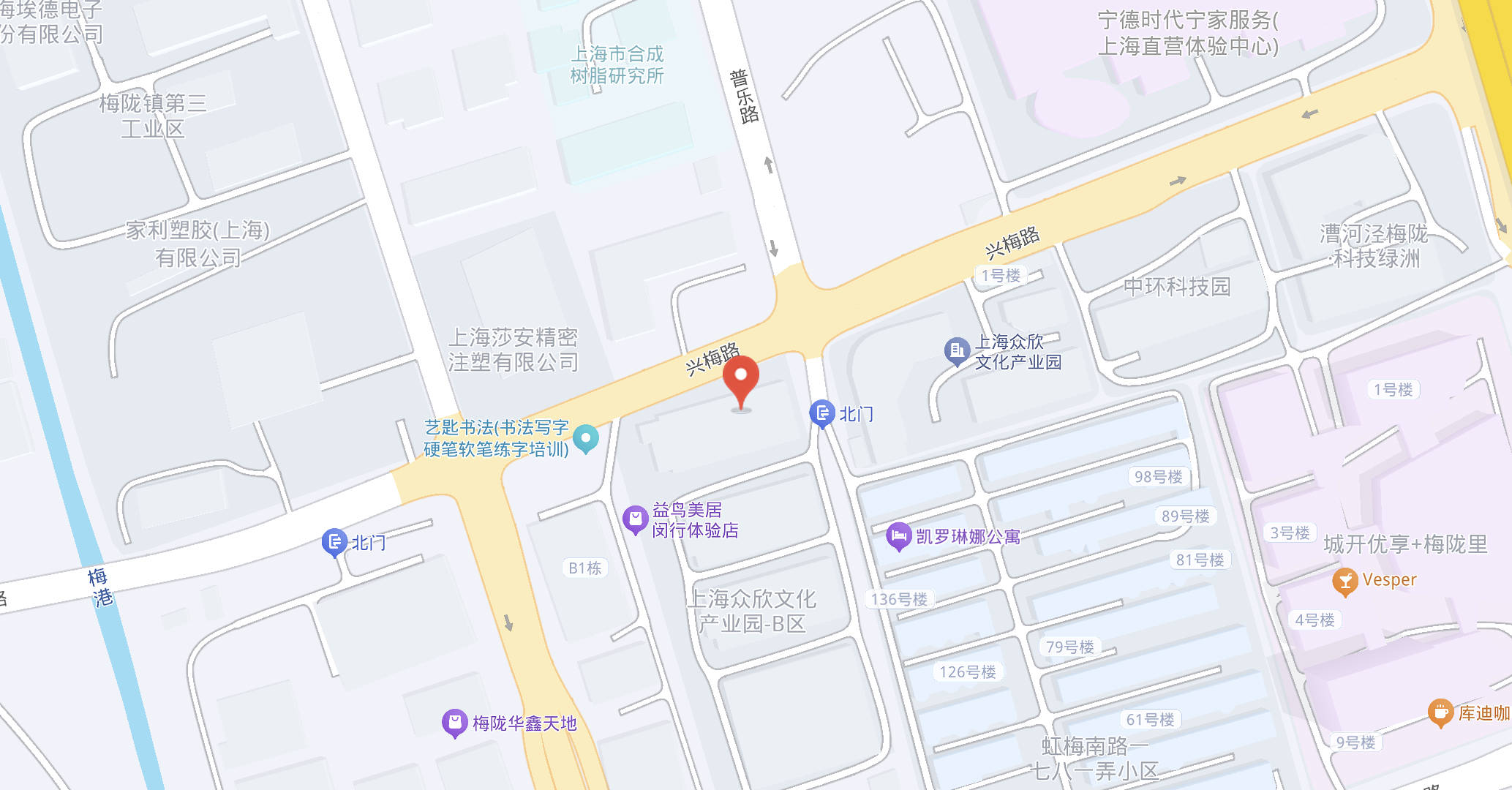 公司位置地图